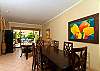Spacious dining area with finest furniture