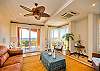 Nice spacious living area with fine furniture and beautiful ocean view