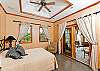 Spacious guest bedroom