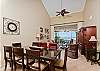A comfortable dining for 8 guests
