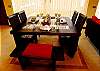 A comfortable dining area for 4 guests.