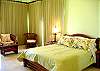 Beautiful bedroom with comfortable queen size bed