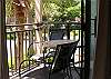 Enjoy your morning coffee while sitting on the balcony istening to the waves break on the beach...
