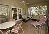 Hilton Head Island House rental - Exterior Photo - Screened Porch