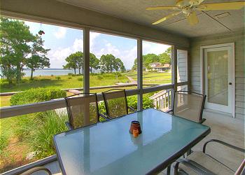 Screened Porch & View Screened