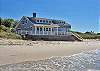 View of the house from the beach.