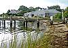 Beach, Dock, House