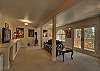 Family room with queen sofa sleeper