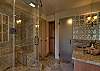 Bathroom with steam shower