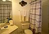 Guest Bath with tile shower