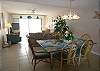 Living/Dining Room with Gulf Front Balcony