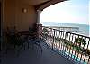 Dining for four on the balcony.