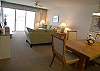 Living/Dining area and sliding doors to the balcony.