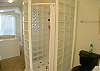 Glass block shower