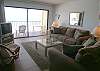 Living room with Gulf front balcony.