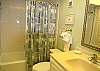 Master bath with tub/shower.
