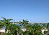 The famous, pink Don CeSar hotel is in full view from the balcony.