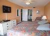Master Bedroom with king bed, trundle bed, flatscreen TV &amp; DVD