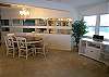 Buffet in dining area with stereo/cd/Ipod dock.