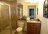 Third bath will tile shower.