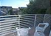 Upper level guest bedroom balcony.