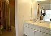 Master bath with tub/shower.