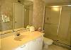 Guest bath with tile shower