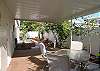 Your own private, covered patio with a French door froom the dining area!