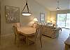 Dining table for 6 (1 chair in each bedroom).