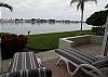 Large bayfront patio.