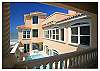 Central Gulf Coast House rental - Interior Photo - Third Floor Balcony Overlooking Pool & Spa