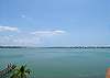 Southerly views of Tierra Verde and the Sunshine Skyway Bridge in the distance. Enjoy fishing from the pier!