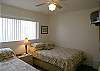 2 Double beds and cable TV.