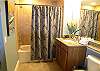 Second bathroom with tub/shower.