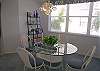 Seating for four at the dining table and for four more in the eat-in kitchen!