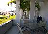 Waterfront, covered patio & electric BBQ.