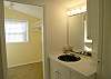 Vanity area & closet