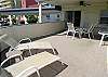 The balcony has lots of furniture for your family to enjoy a meal or cocktail, or just relax and enjoy our wonderful Florida weather!