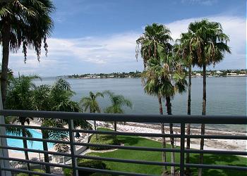Central Gulf Coast Condominium rental - Exterior Photo - View of the Pool and Bay