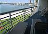 Beautiful view from the balcony of the famous, pink Don CeSar Hotel on St Pete Beach.