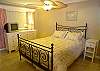 Master bedroom with queen size Select Comfort bed!  Each side can be adjusted according to your preference for level of firmness.