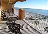Gulf front balcony & private fishing pier.