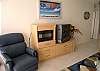Leather recliner, TV/VCR/DVD & Bose Stereo!