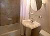 Central Gulf Coast Condominium rental - Interior Photo - Beautiful new bathroom with tub/shower