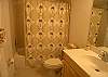 Third bathroom with tub/shower.