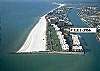 This tropical paradise rests on a quiet beach with a winding boardwalk that encompasses the property.