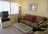 Double sofa bed & cable TV