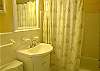 Updated bathroom with tub/shower