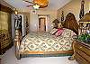 Exquisite Master Suite with king size bed, adjoining bath and Gulf front balcony.