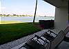 Large bayfront patio